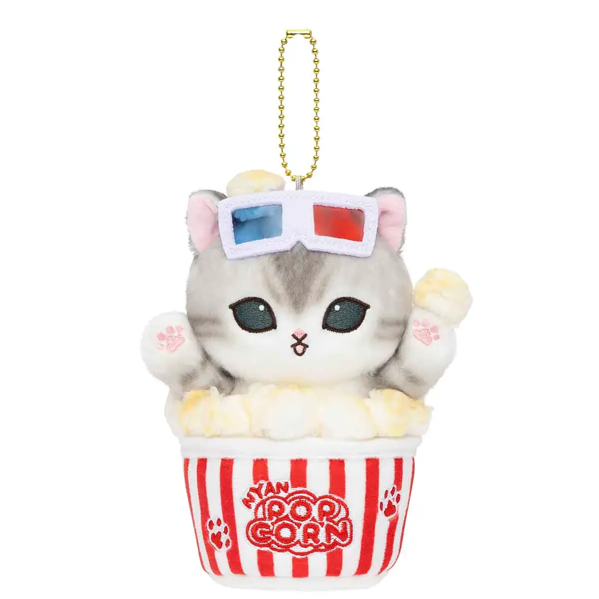 Mofusand Mofumofu Journey Popcorn Cat Mascot
