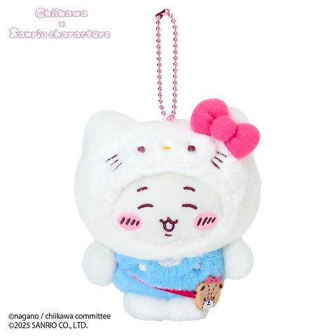 Chiikawa x Sanrio Hello Kitty/Chiikawa Mascot | NYC Plushie Shop