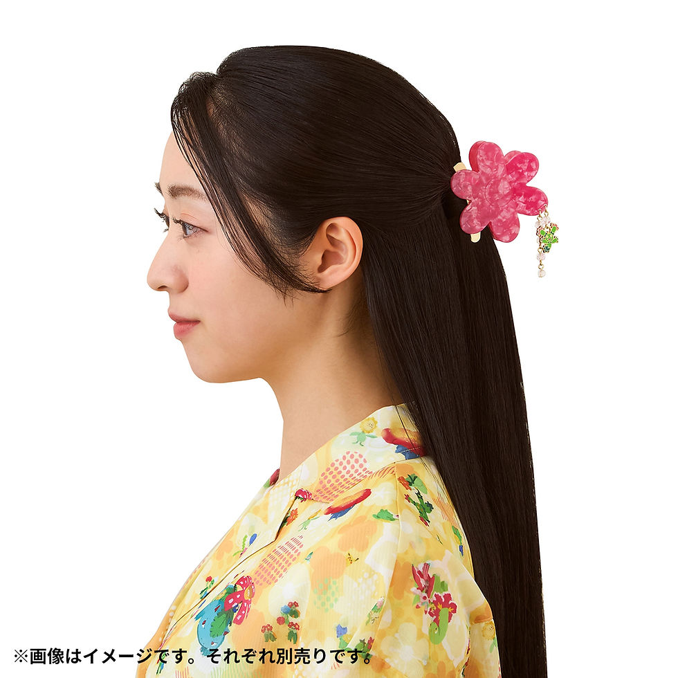 Thumbnail: Pokemon Flower Garden/Midarezaki Maractus Hair Clip