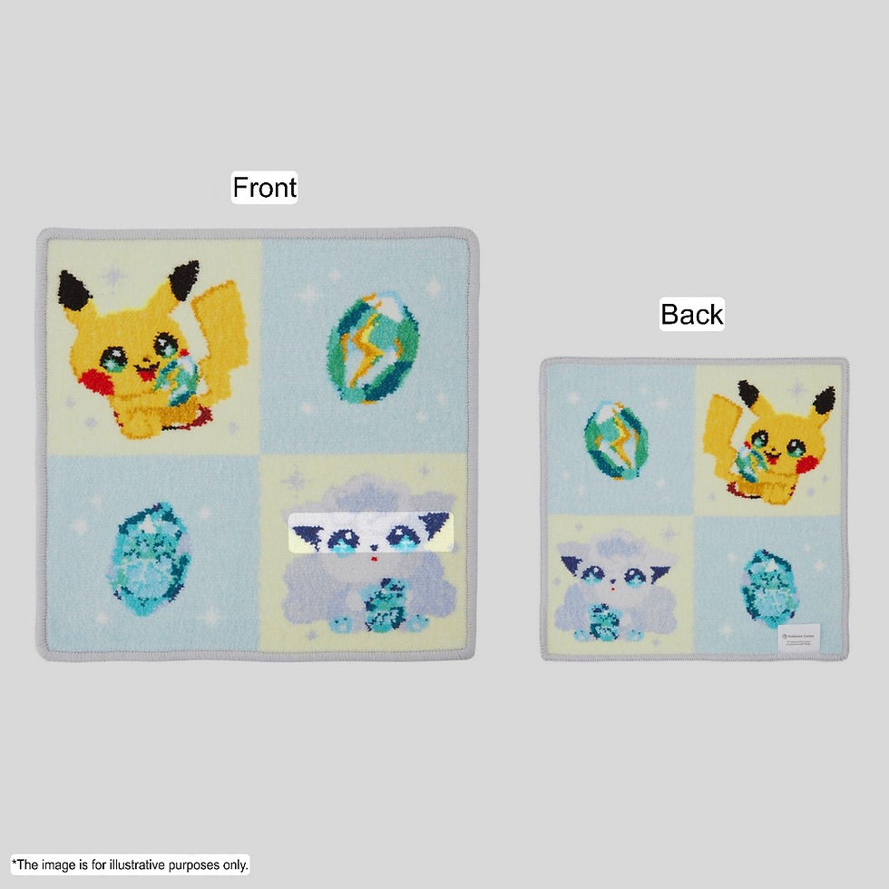 Thumbnail: Pokemon Shinka No Ishi Chenille Towel Handkerchief