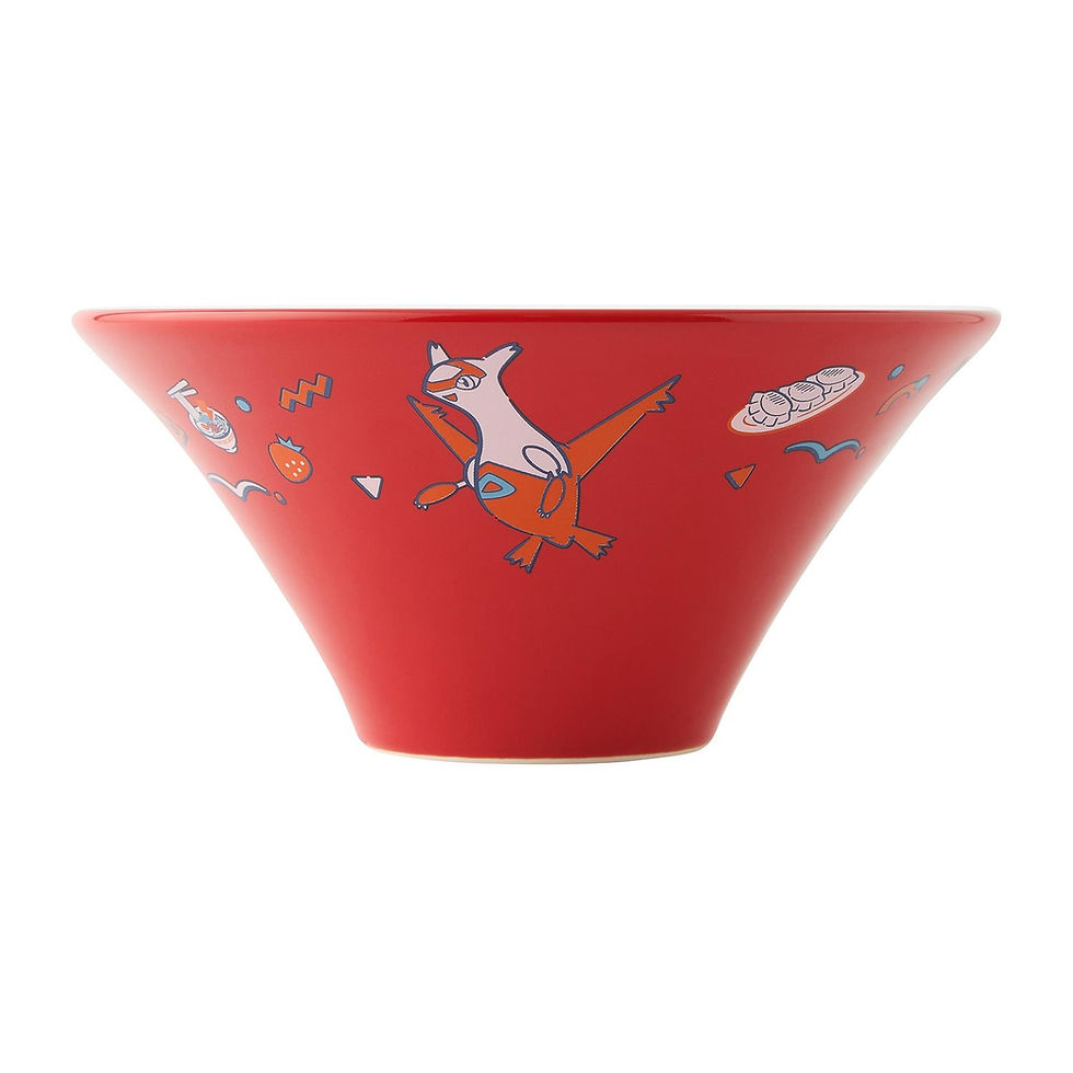 Thumbnail: Pokemon Center Fukuoka Ippudo Arita-Yaki Red Circle Bowl