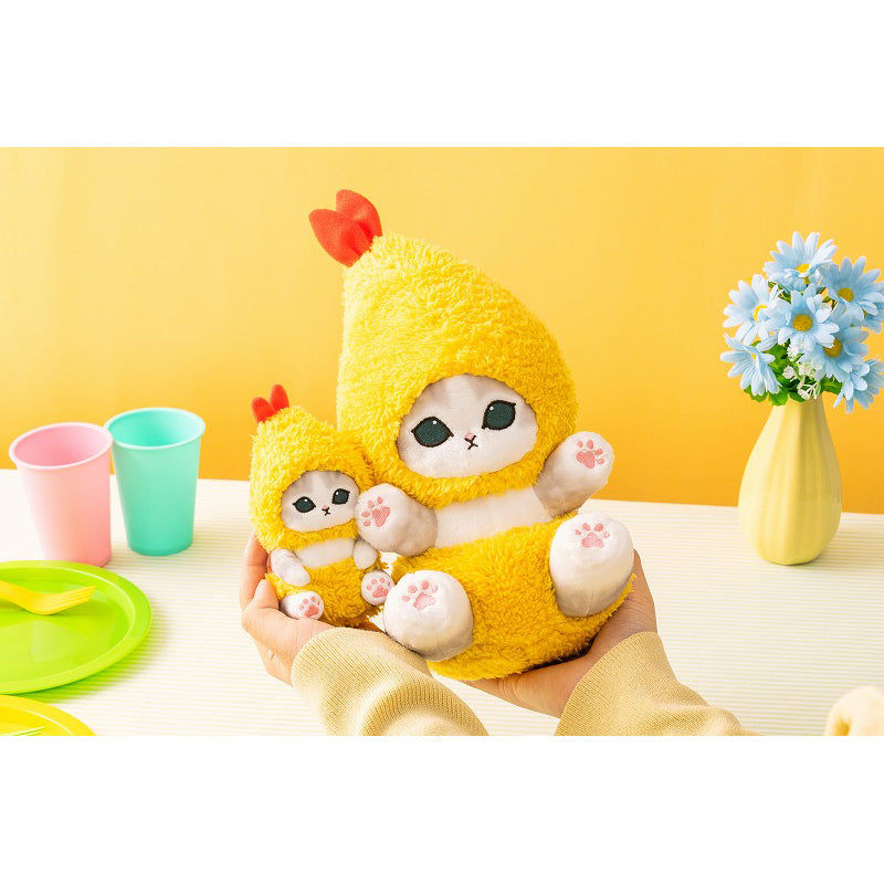Thumbnail: Mofusand Potetama Plush Toy (Ebi-Nyan, Gray)