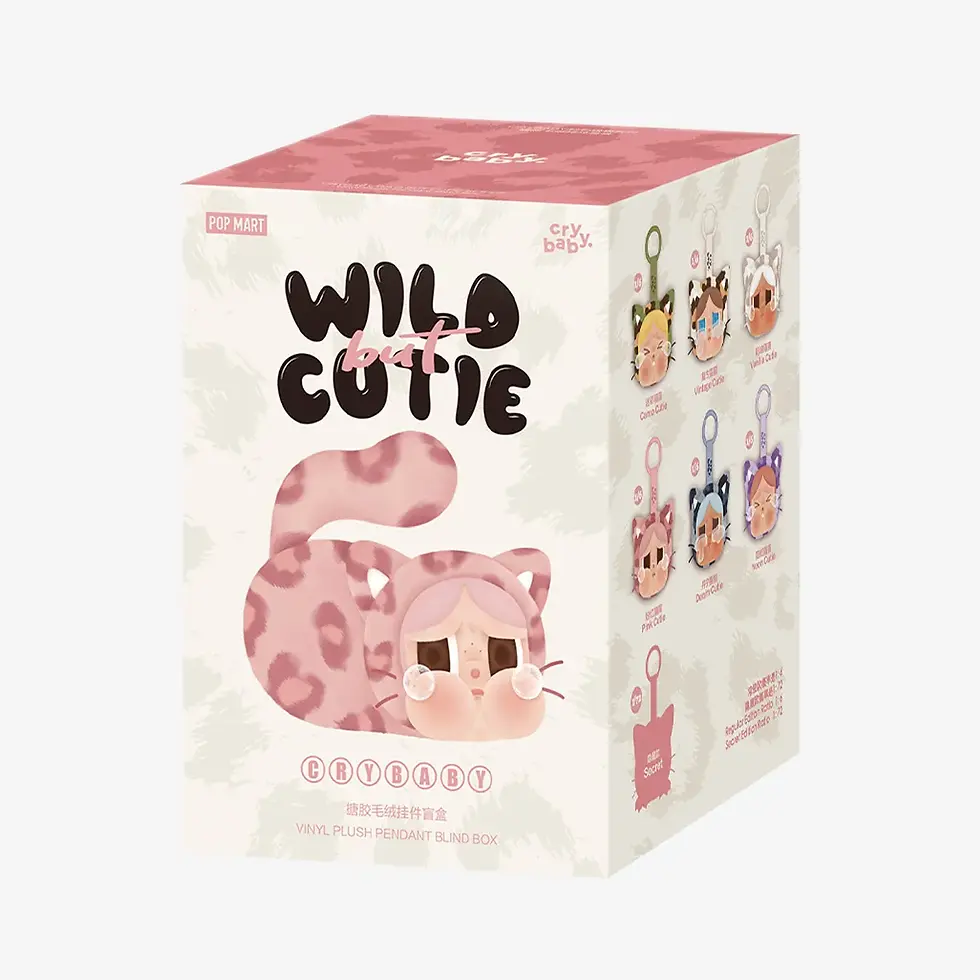 Pop Mart Crybaby Wild But Cutie -Vinyl Plush Pendant Blind Box