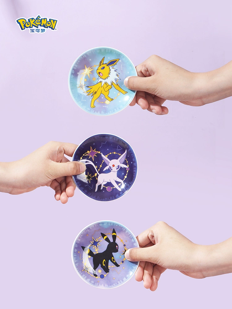 Thumbnail: Pokemon x Shunxiang Ceramic Eeveelution Dipping Plate Set