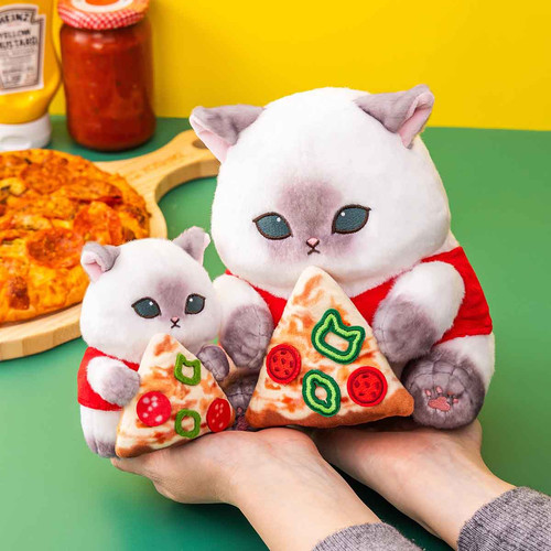 mofu0306♡ Mofusand Mofumofu Journey Chubby Pizza Cat Plush Toy | NYC Plushie