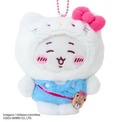 CHIIKAWA x SANRIO Hello Kitty ぬいぐるみ Chiikawa x Sanrio Hello Kitty/Chiikawa Mascot | NYC Plushie Shop