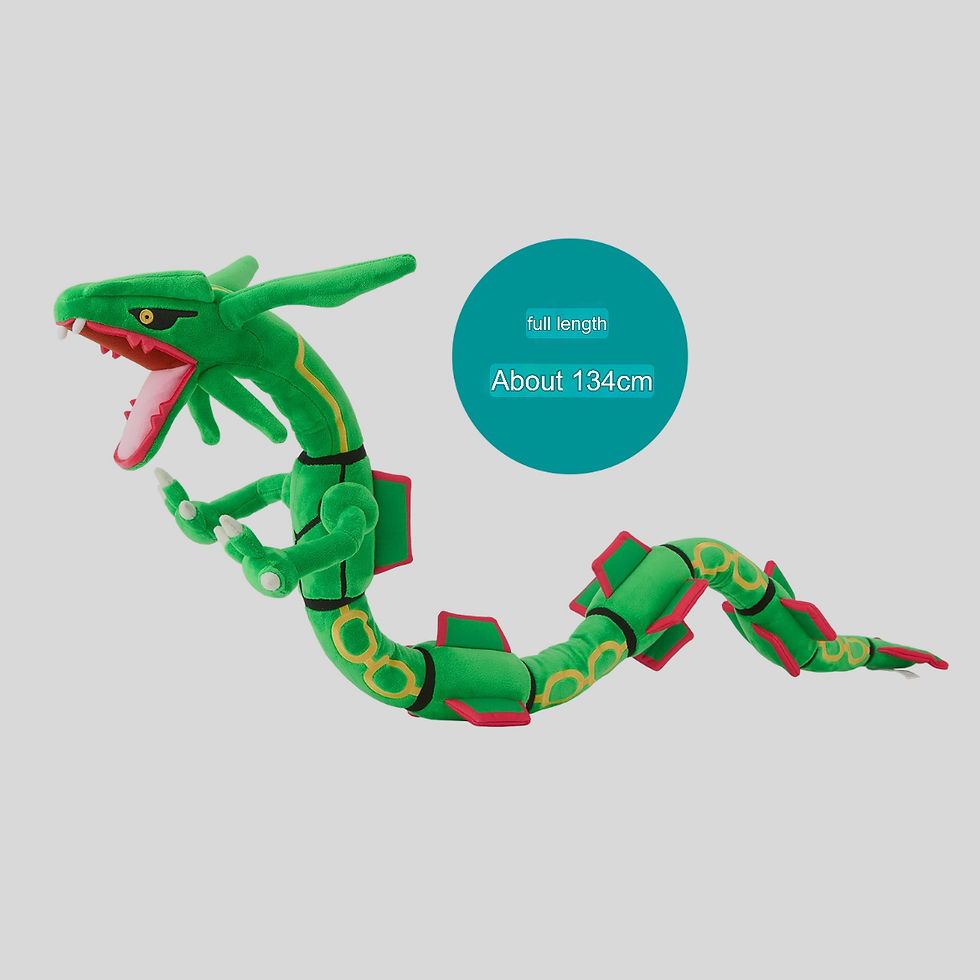 Thumbnail: Pokemon Nyoro Nyoro Friends Long, Squiggly Rayquaza Plushie