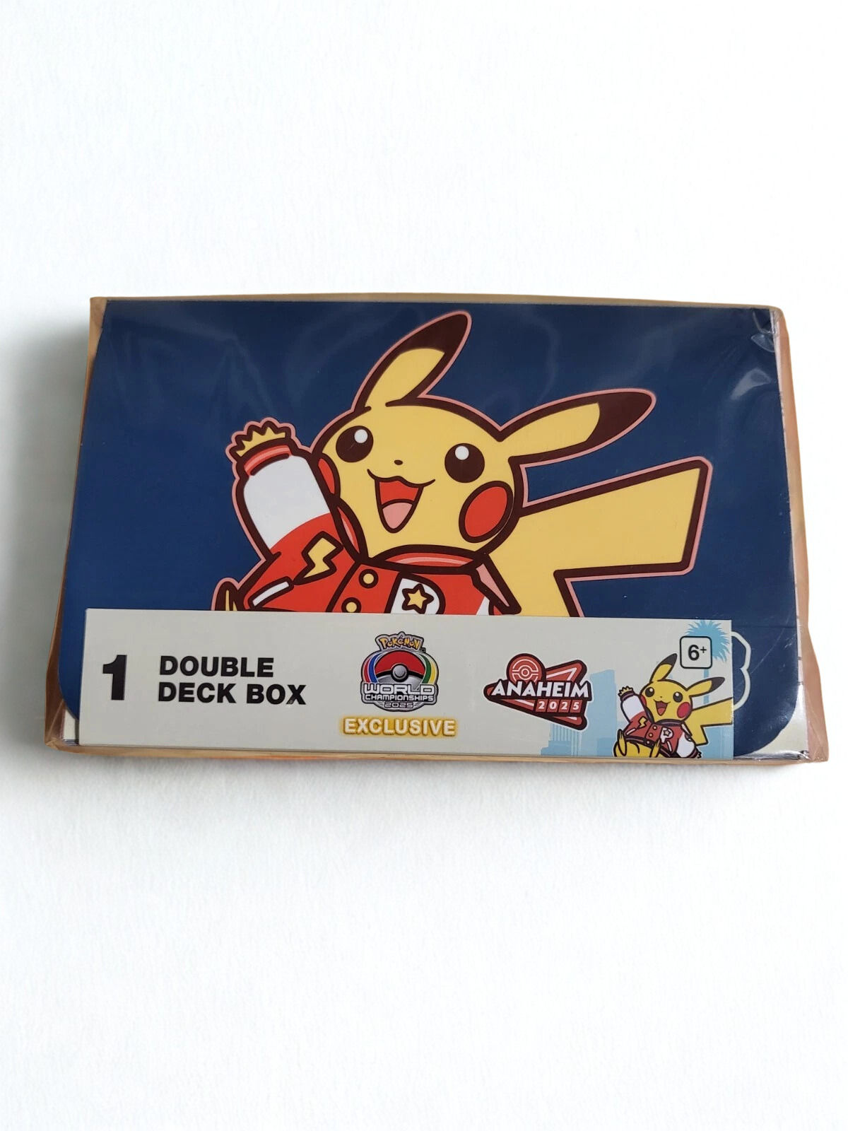 Pokemon World Championships 2025 Varsity Pikachu Double Deck Box