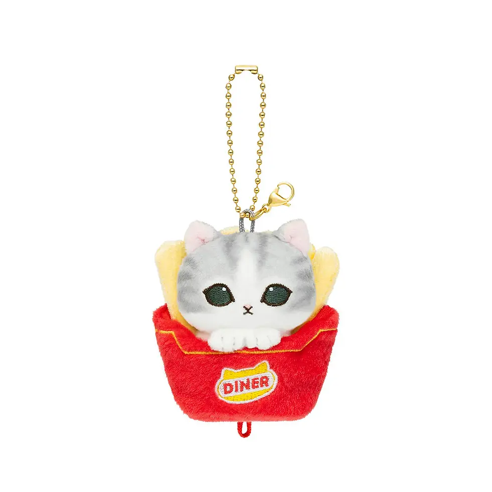 Thumbnail: Mofusand Diner Connect! 3-Piece Charm Mascot