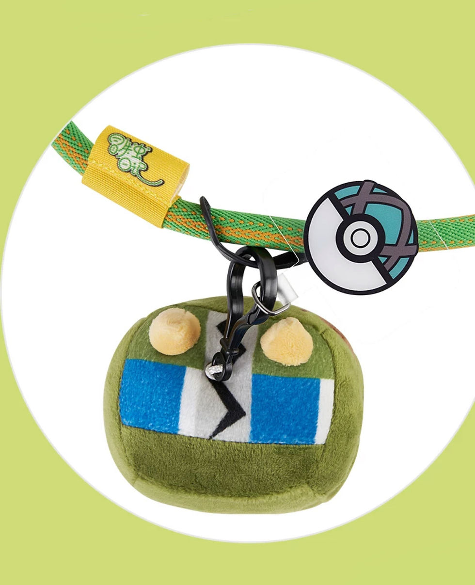 Thumbnail: China Pokemon Center Reckless Bug Diary Retractable Caterpie Plush Keychain