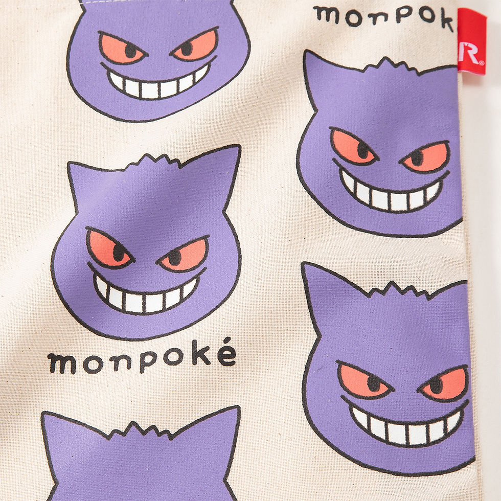 Thumbnail: Pokemon Monpoke Rootote Cotton Tote- Gengar
