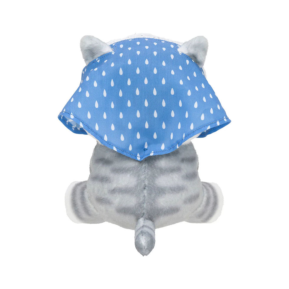 Thumbnail: Mofusand Merci Strawberry Plushie (Blue Strawberry)