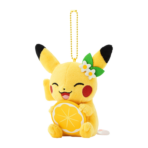 Pokemon Center Hiroshima Pikachu with Lemon Mascot | NYC Plushie Shop