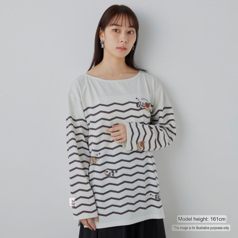 Thumbnail: Pokemon That Look Similar Embroidered Zigzagoon & Galarian Zigzagoon Long Sleeve