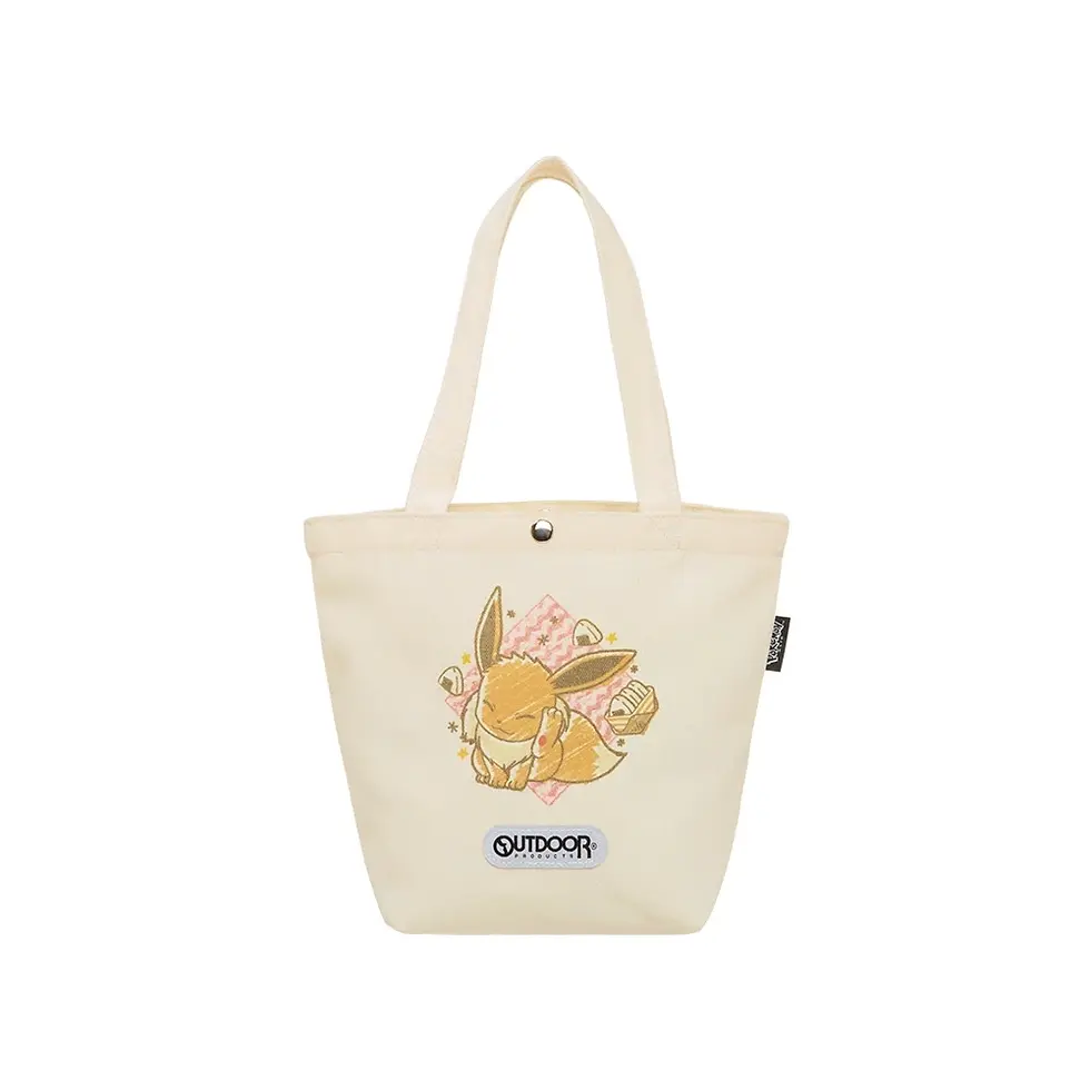 Pokemon x Outdoor Products Hand-Painted Eevee Canvas Tote Bag