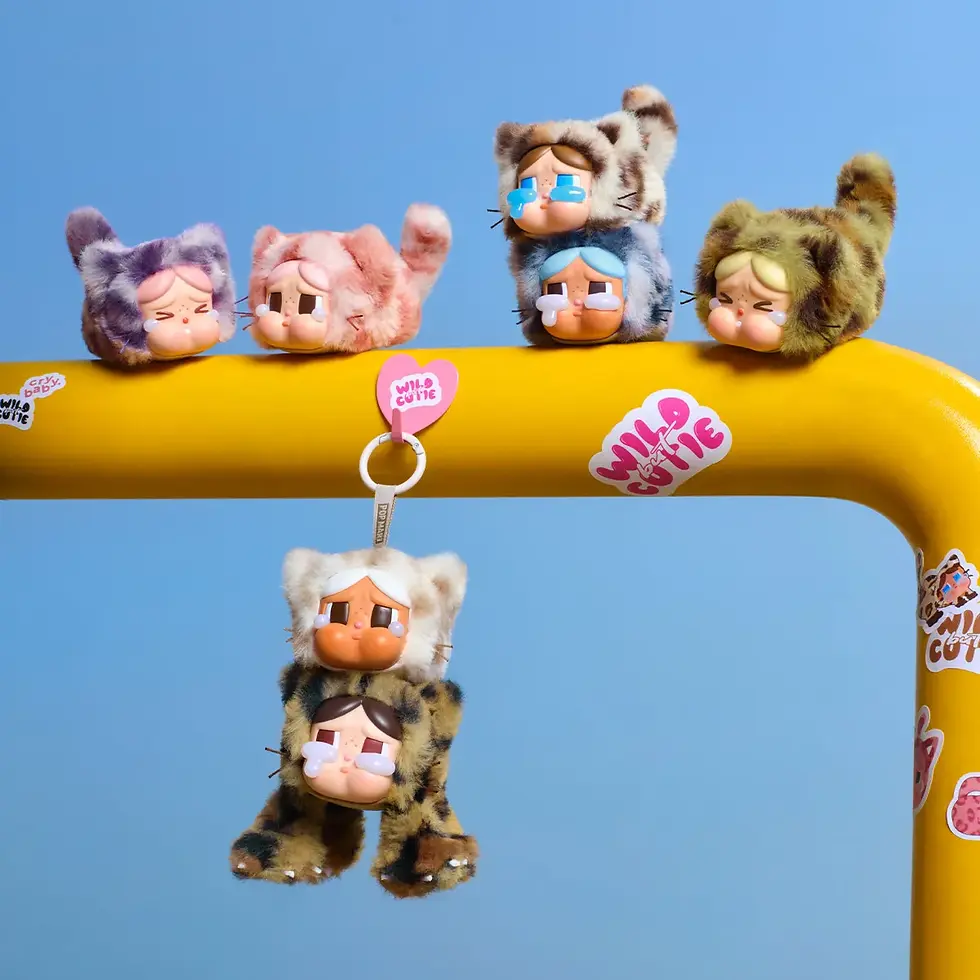 Thumbnail: Pop Mart Crybaby Wild But Cutie -Vinyl Plush Pendant Blind Box