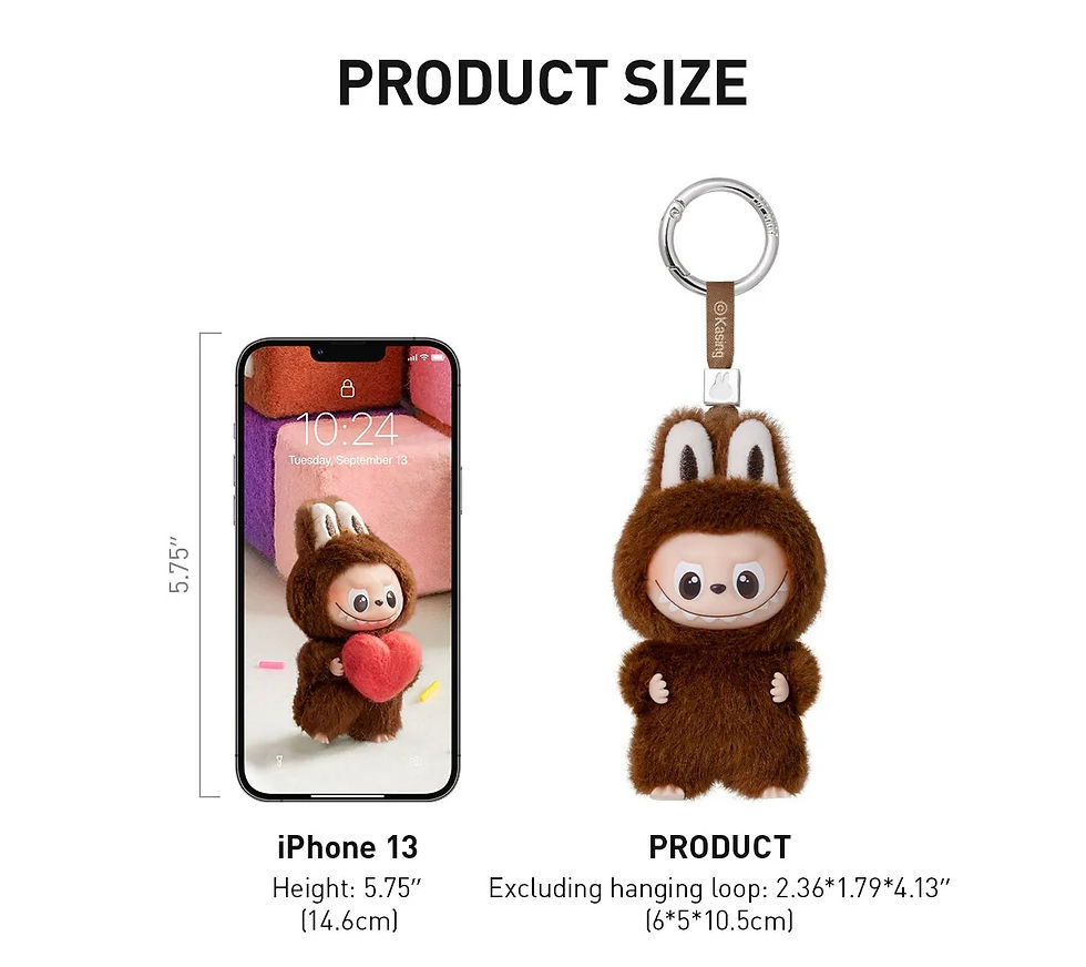 Thumbnail: Pop Mart Labubu Pin for Love Series-Vinyl Plush Pendant Blind Box (N-Z)