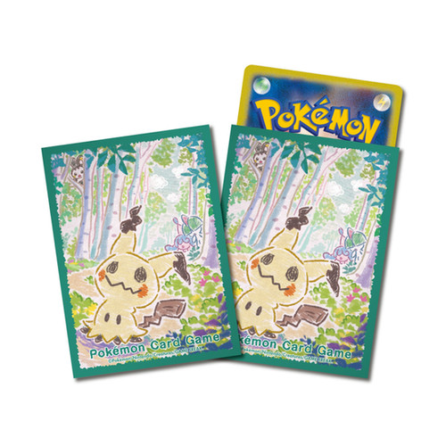 Pokemon Center Crayon Mimikyu [Green Border] Sleeves | NYC Plushie