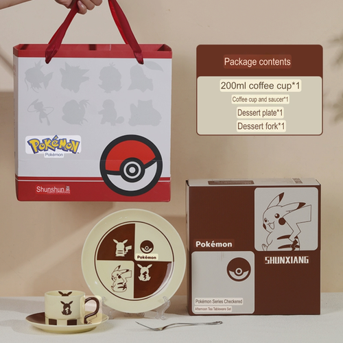 Pokemon x Shunxiang Ceramic 4-Piece Afternoon Tea Set | NYC