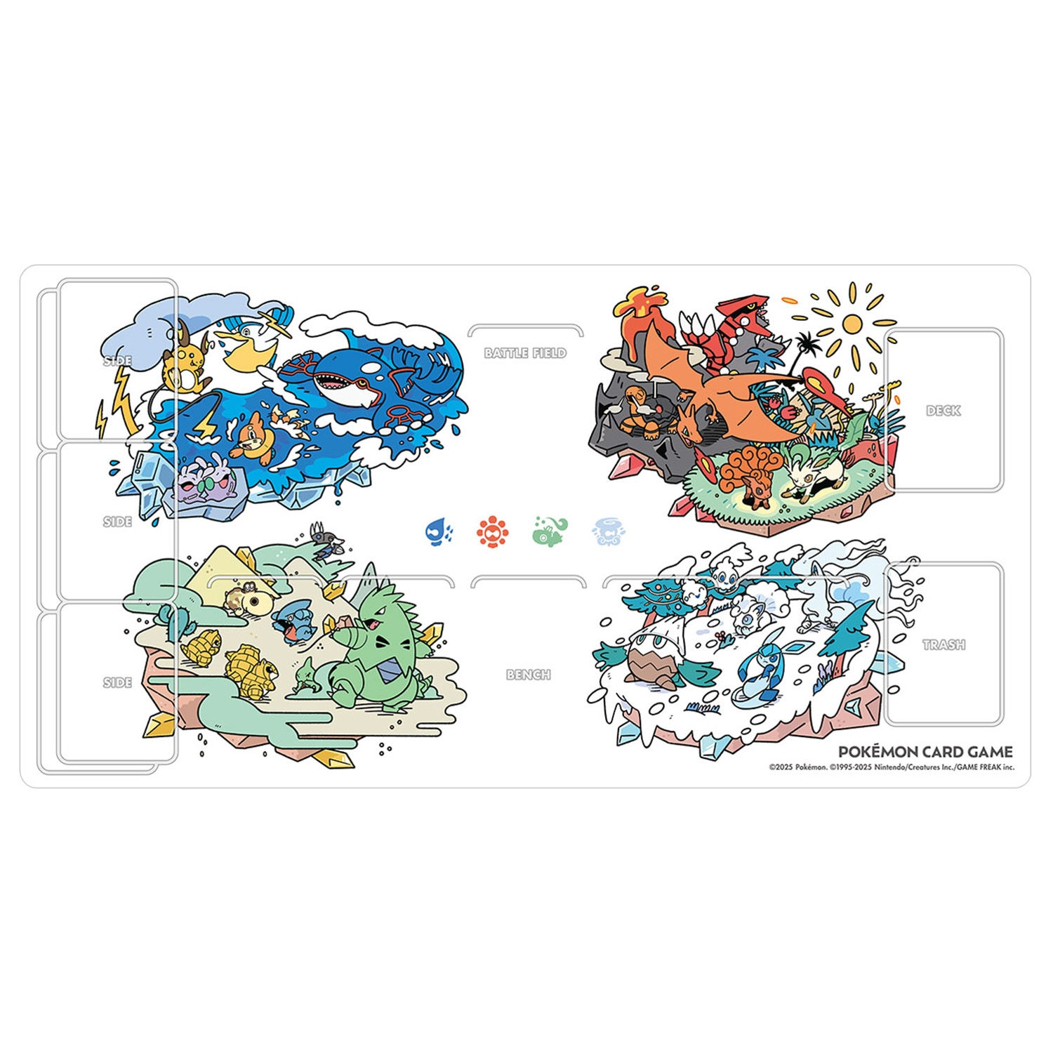 Pokemon Otenki Team Playmat