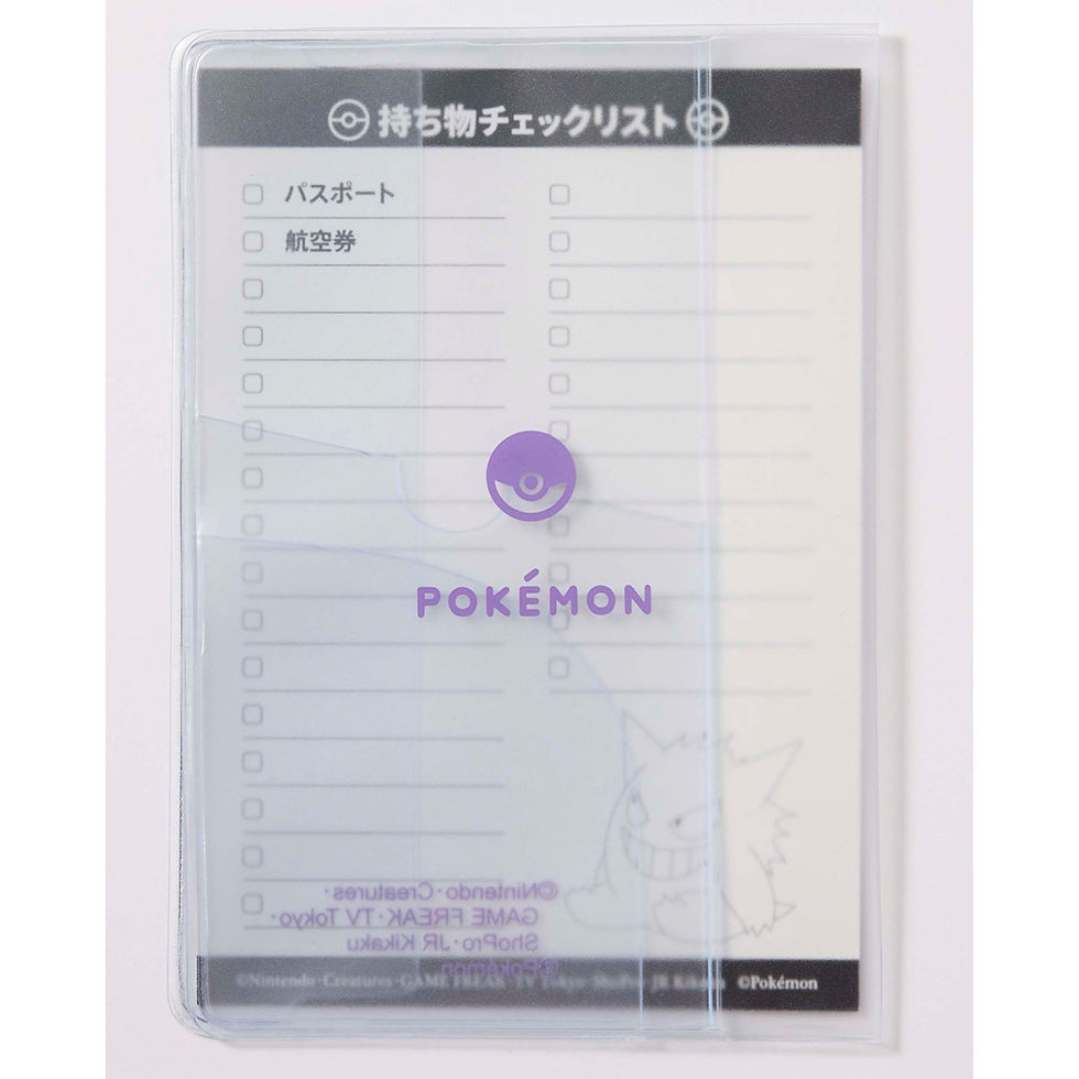 Thumbnail: Pokemon Gengar Passport Case (Clear)