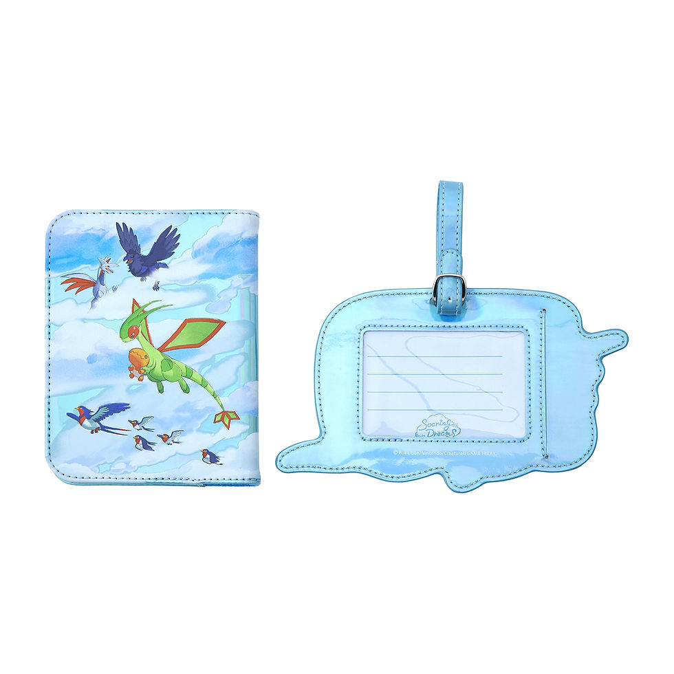 Thumbnail: Pokemon Soaring Dreams Passport Case & Luggage Tag Set