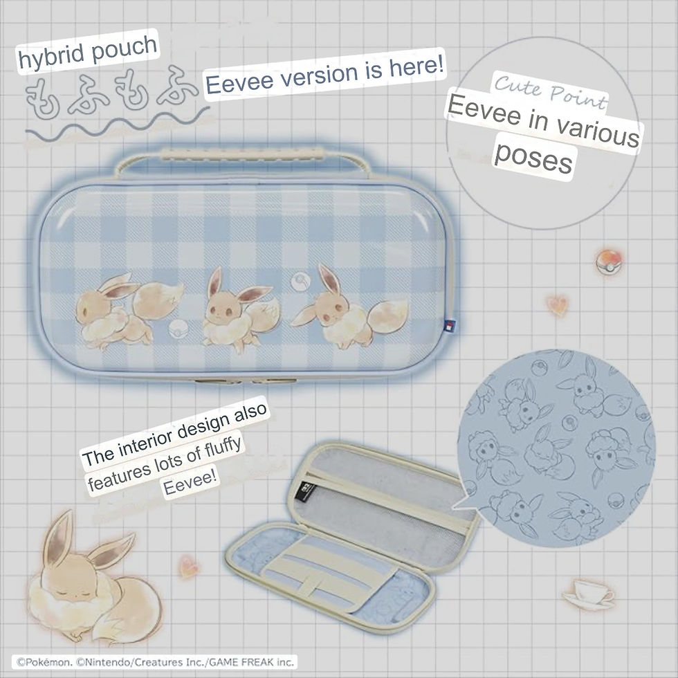 Thumbnail: Pokemon x Hori Mofu Mofu Eevee Hybrid Pouch for Nintendo Switch™