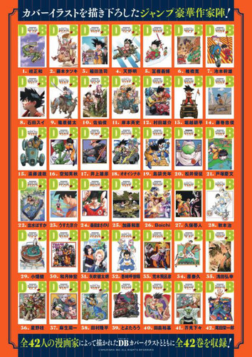 Jump Comics Dragon Ball Complete 42-Volume Set Double Cover Box