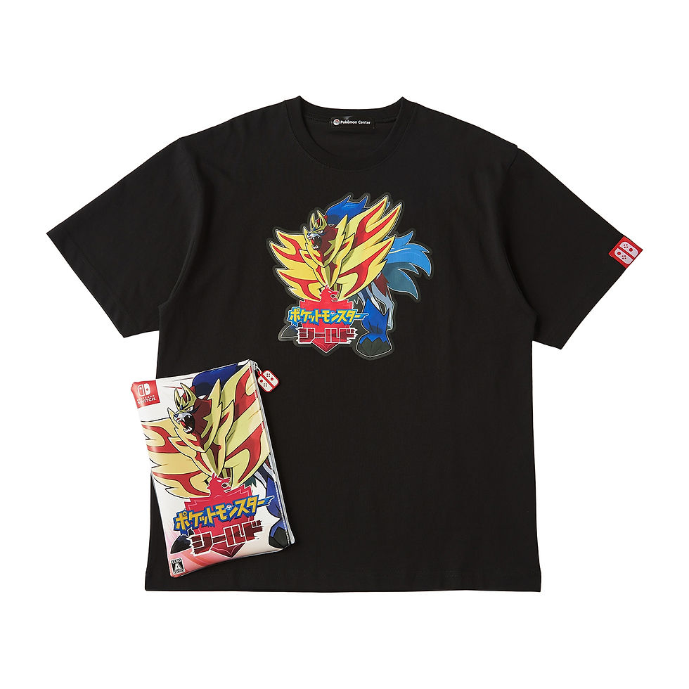 Thumbnail: Pokemon 30th Anniversary: Package T-Shirt in Pouch Pokemon Shield Unisex