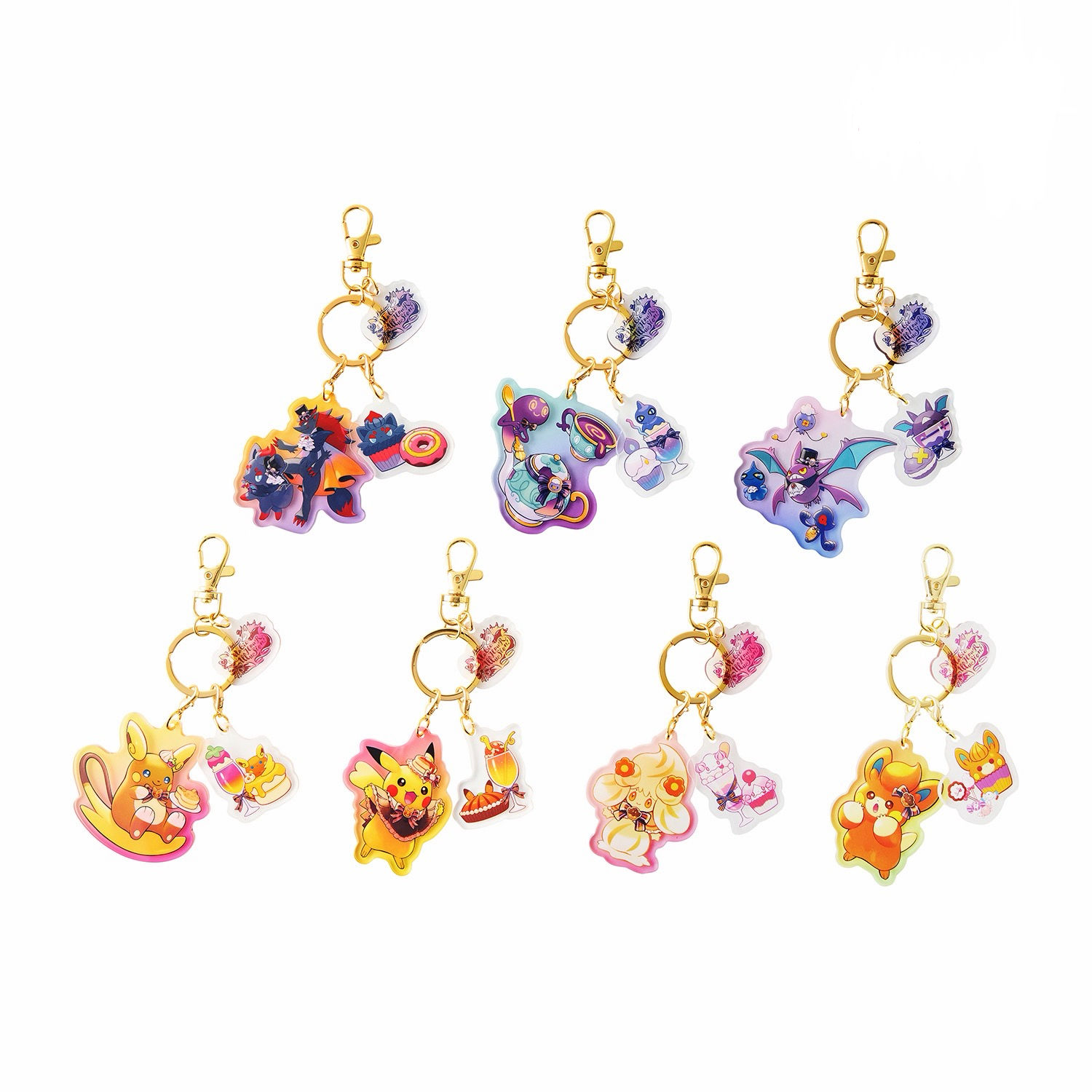 Pokemon Magic Hour Illusion Acrylic Keychain Collection