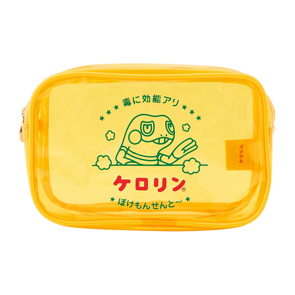 Pokemon Sento Croagunk Keroro Clear Pouch