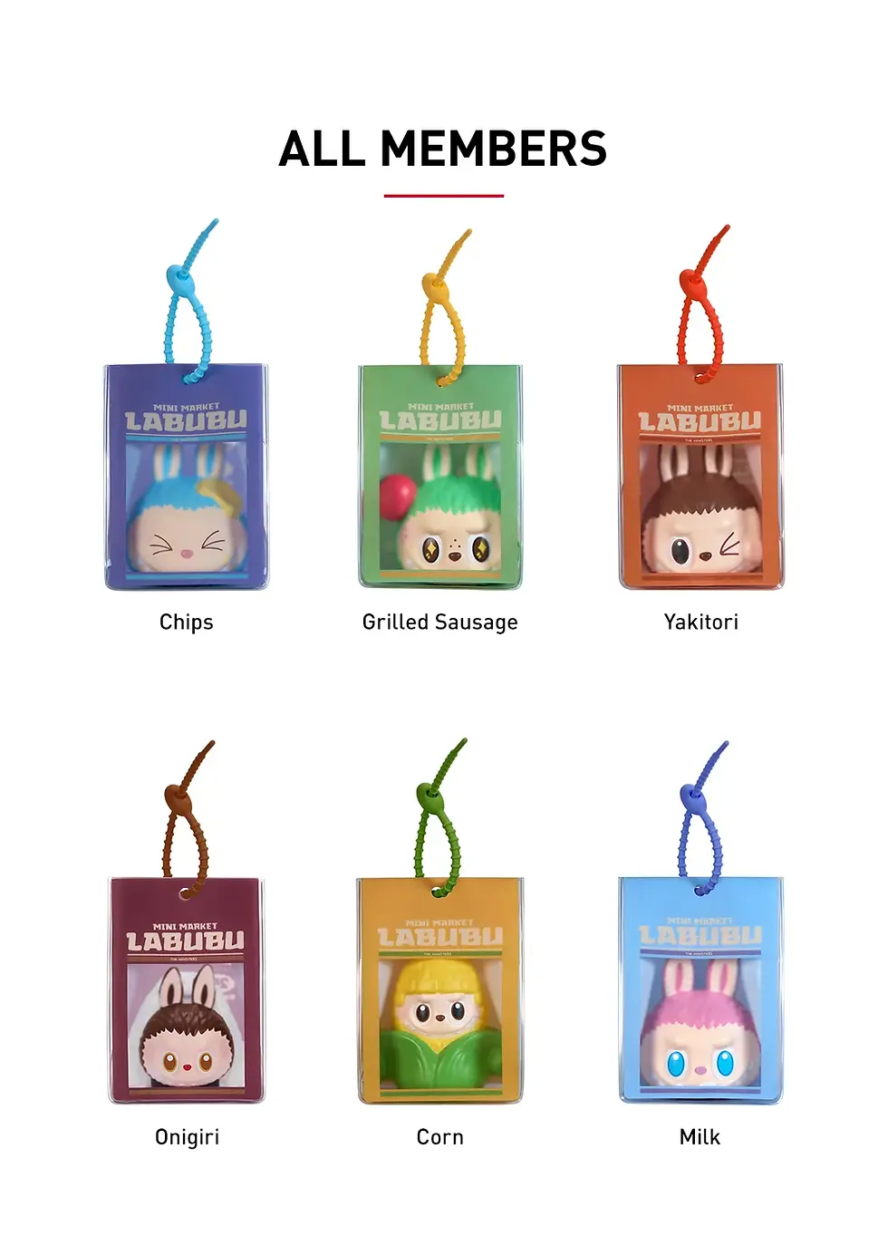 Thumbnail: Pop Mart The Monsters Labubu Wacky Mart Series- Squishy Charm Blind Box