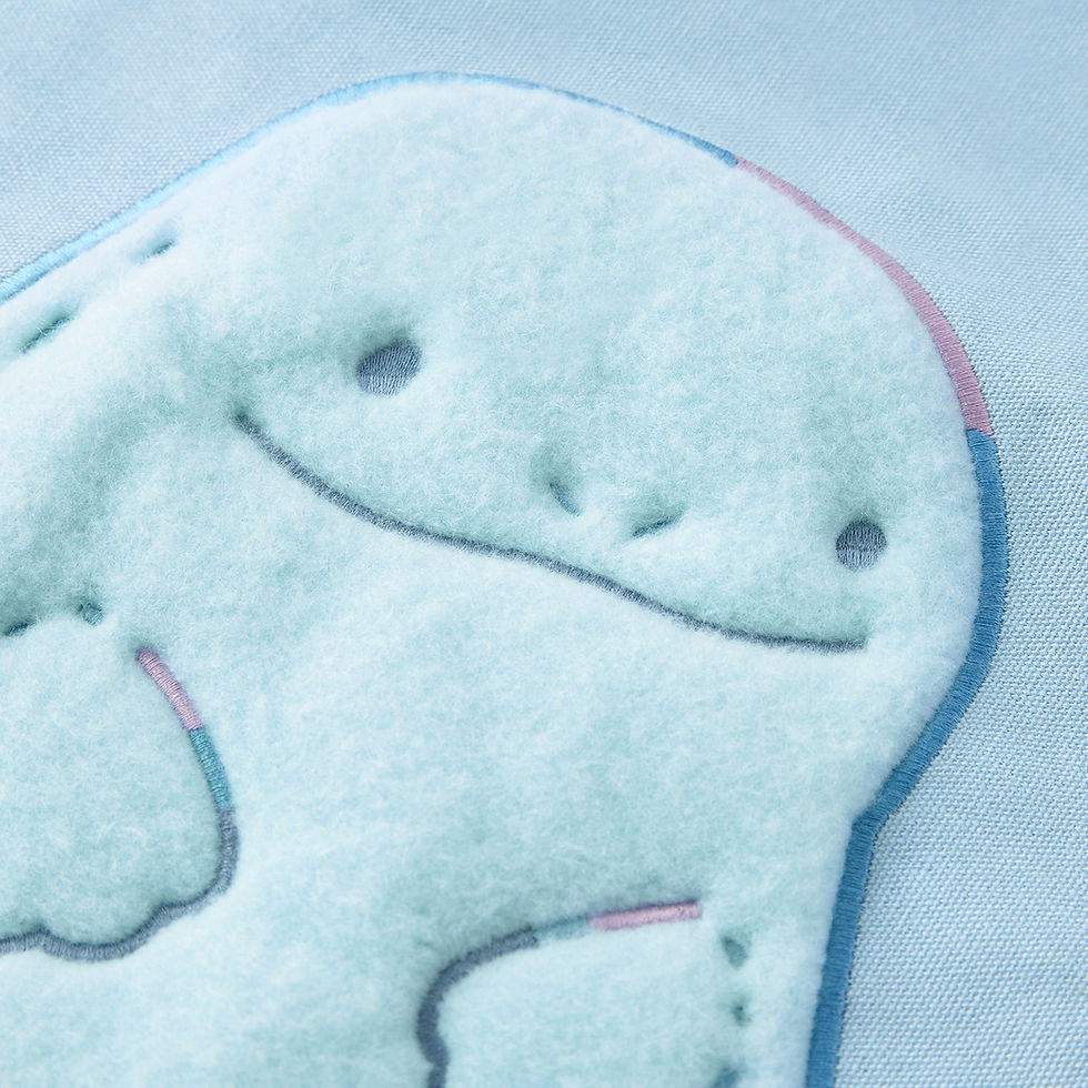 Thumbnail: Pokemon Little Daydream Wooper and Quagsire Plush Toy Tote Bag