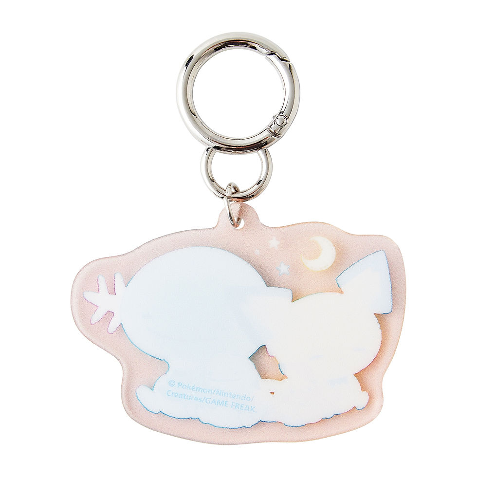 Thumbnail: Pokemon Little Daydream Pichu and Wooper Acrylic Keychain