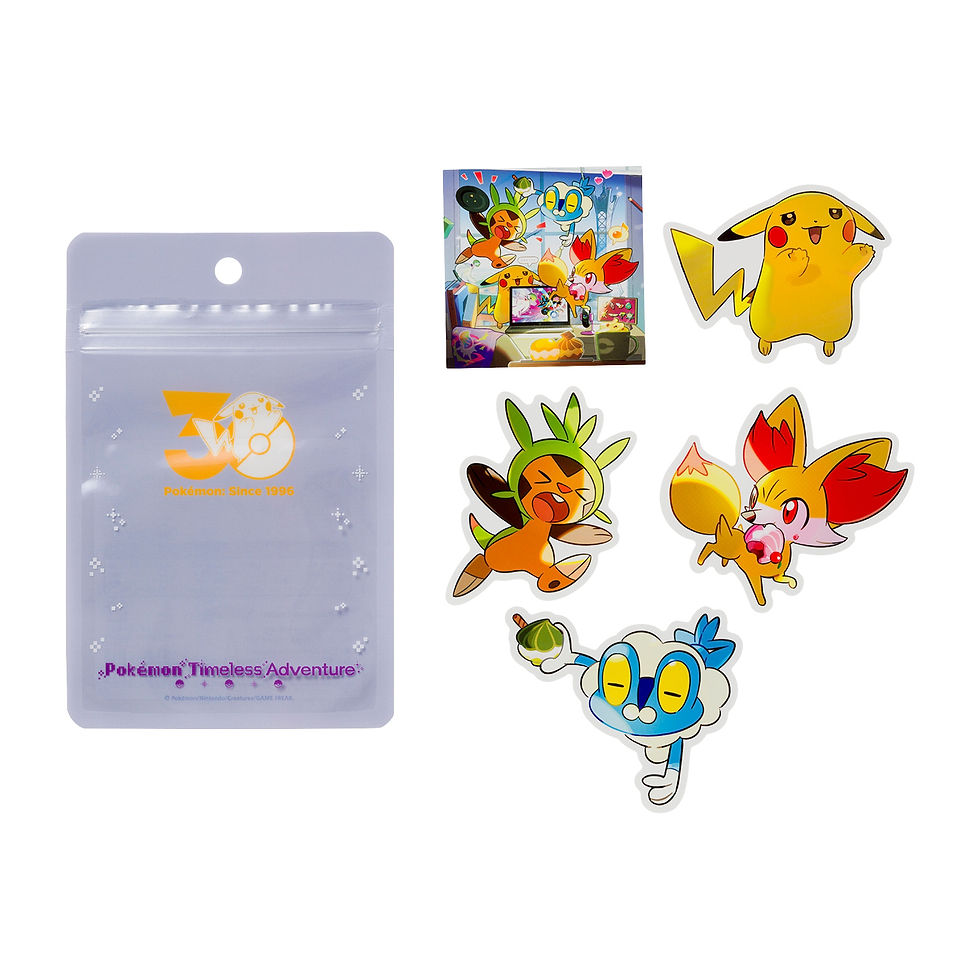 Thumbnail: Pokemon 30th Anniversary: Timeless Adventure Kalos Sticker Set