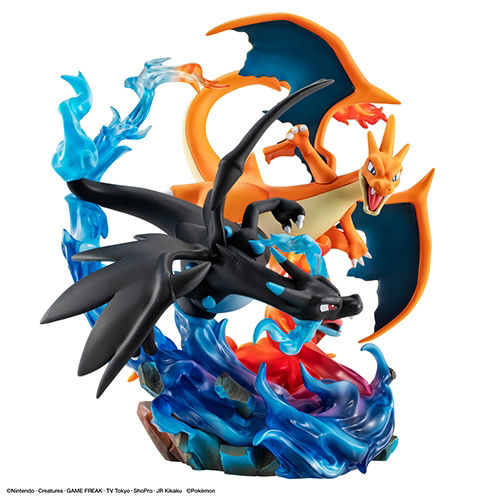 Thumbnail: Pokemon GEMEX Series Mega Charizard X & Mega Charizard Y