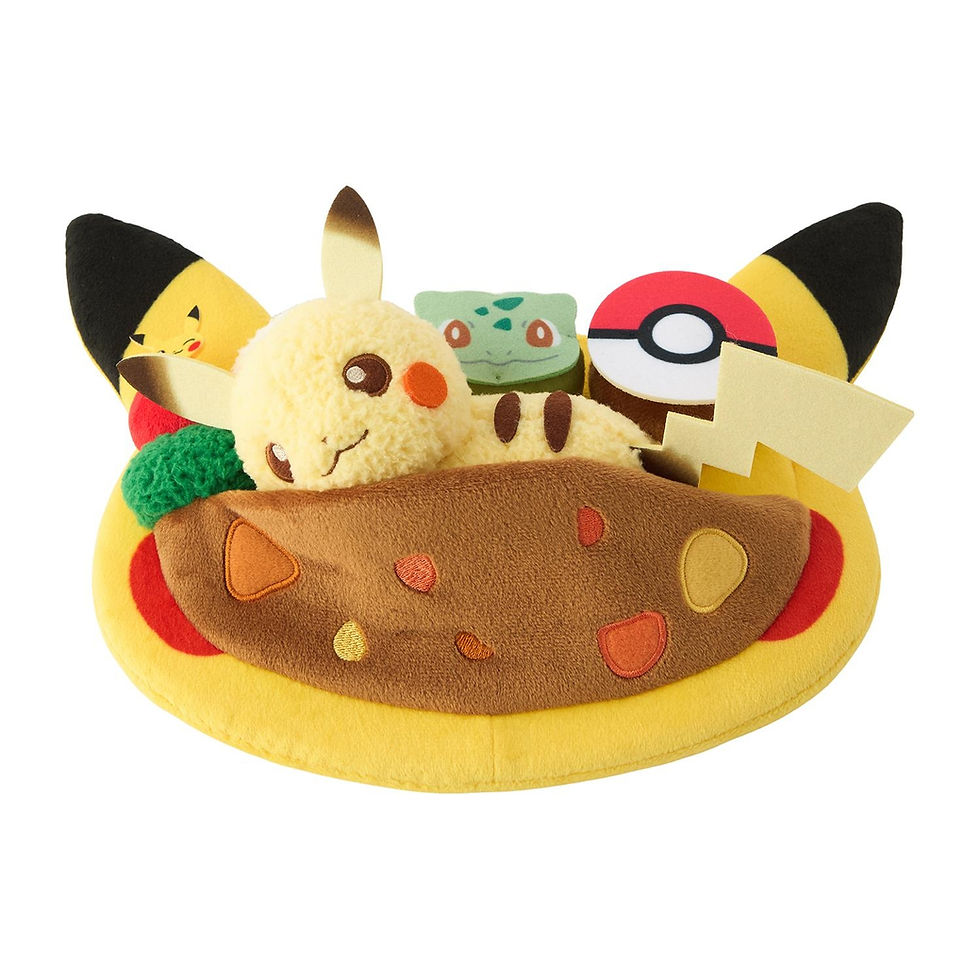 Thumbnail: Pokemon Cafe & Pikachu Sweets Cafe Plate Style Curry Pikachu Stuffed Toy