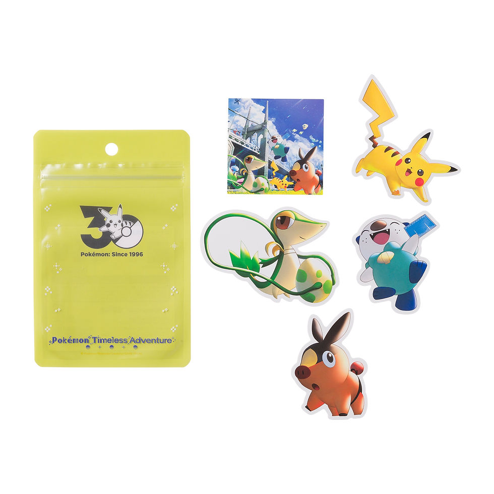 Thumbnail: Pokemon 30th Anniversary: Timeless Adventure Unova Sticker Set