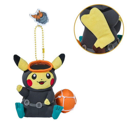 タグ付き　マスコットポッチャマ　FAN OF PIKACHU&EIEVUI タグ付き マスコットポッチャマ FAN OF PIKACHU&EIEVUI ポンチョ姿の