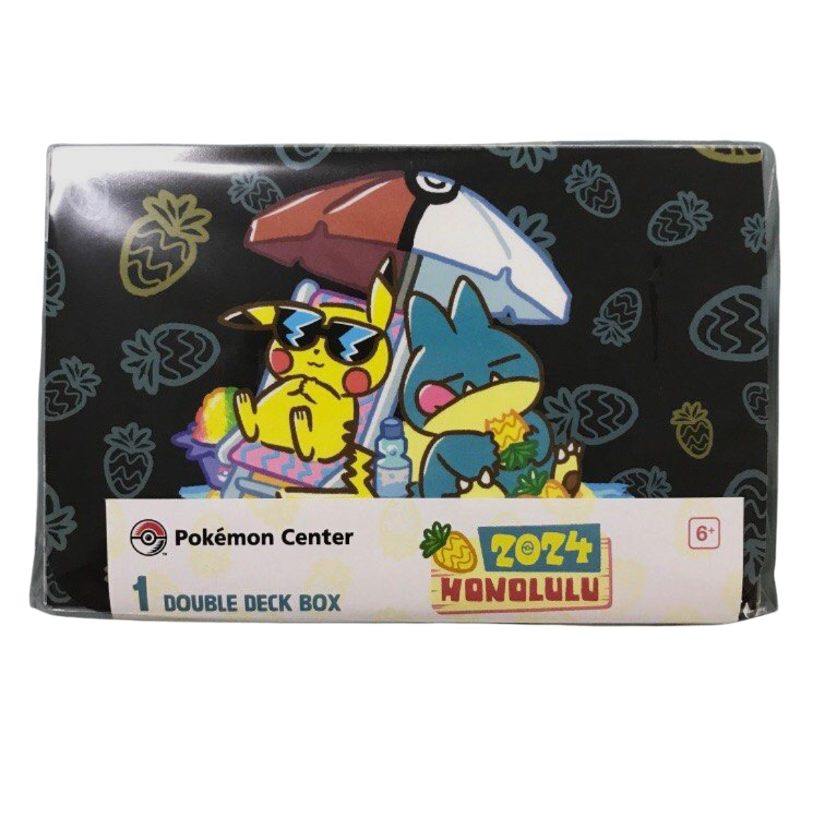 Pokemon Worlds 2024 Munchlax and Pikachu Double Deck Box