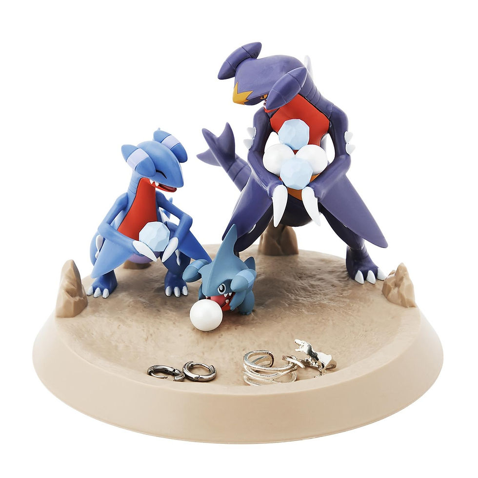 Thumbnail: Pokemon Cave Dweller Gible, Gabite, Garchomp Accessory Tray