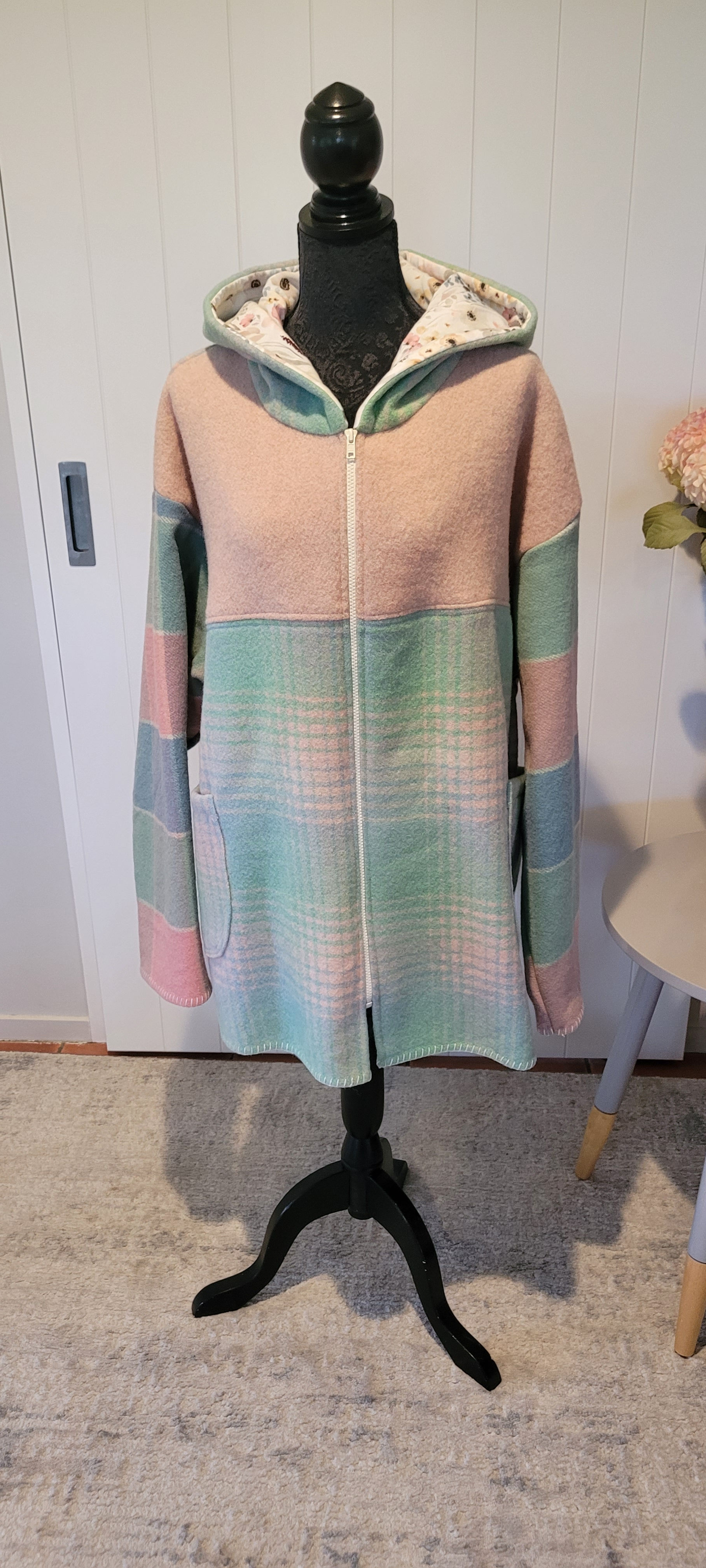 Charlie coat in 3XLarge on a mannequin