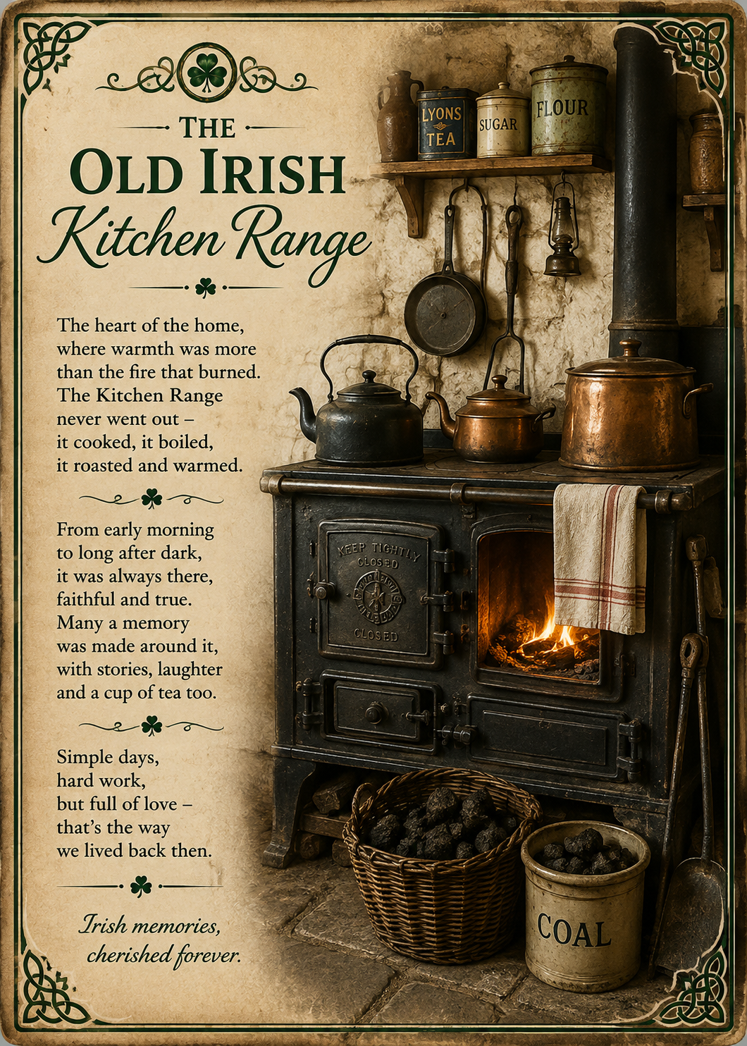 Old Irish Kitchen Range