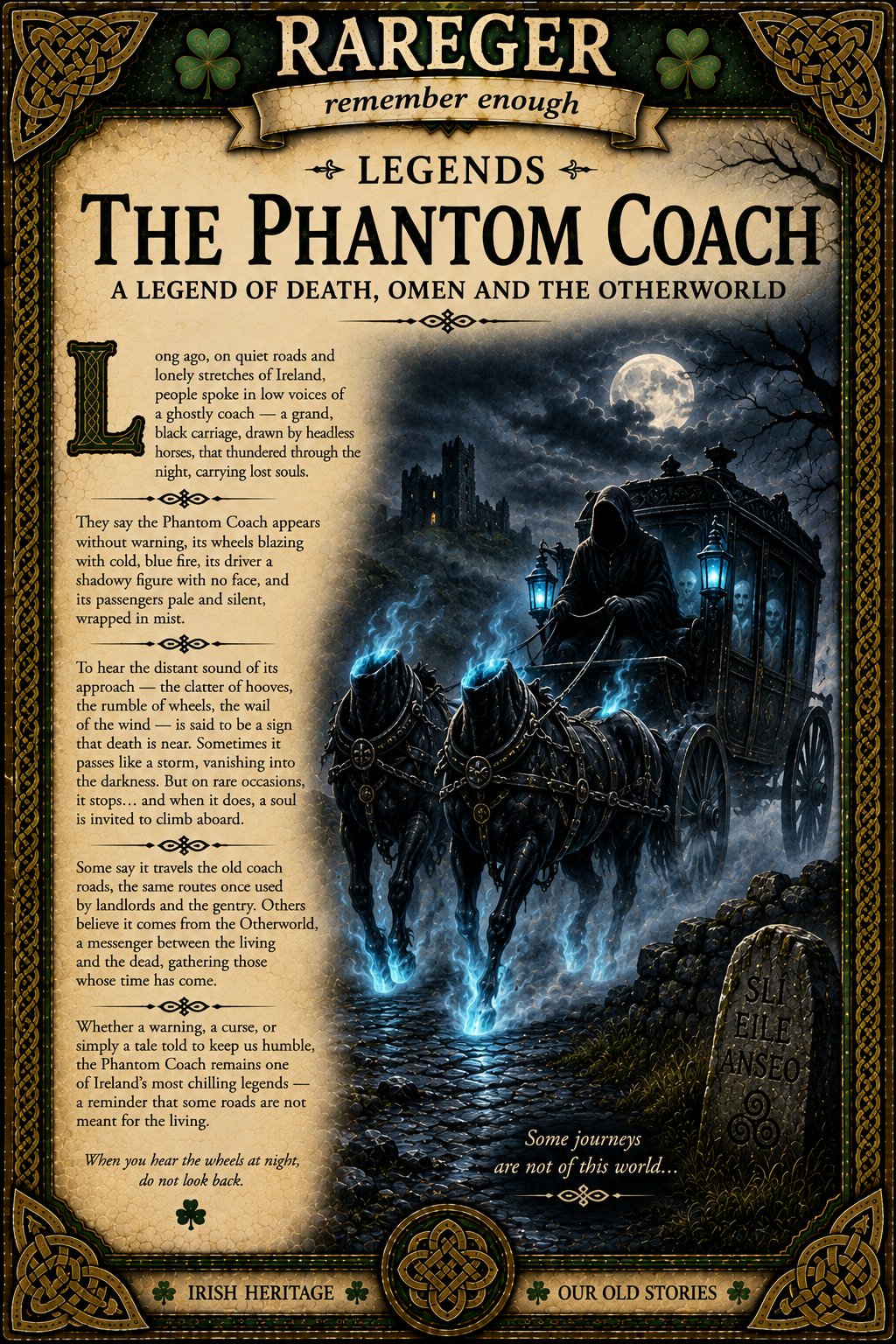 🍀LEGENDS —RareGer- The Phantom Coach: A Legend of the Other