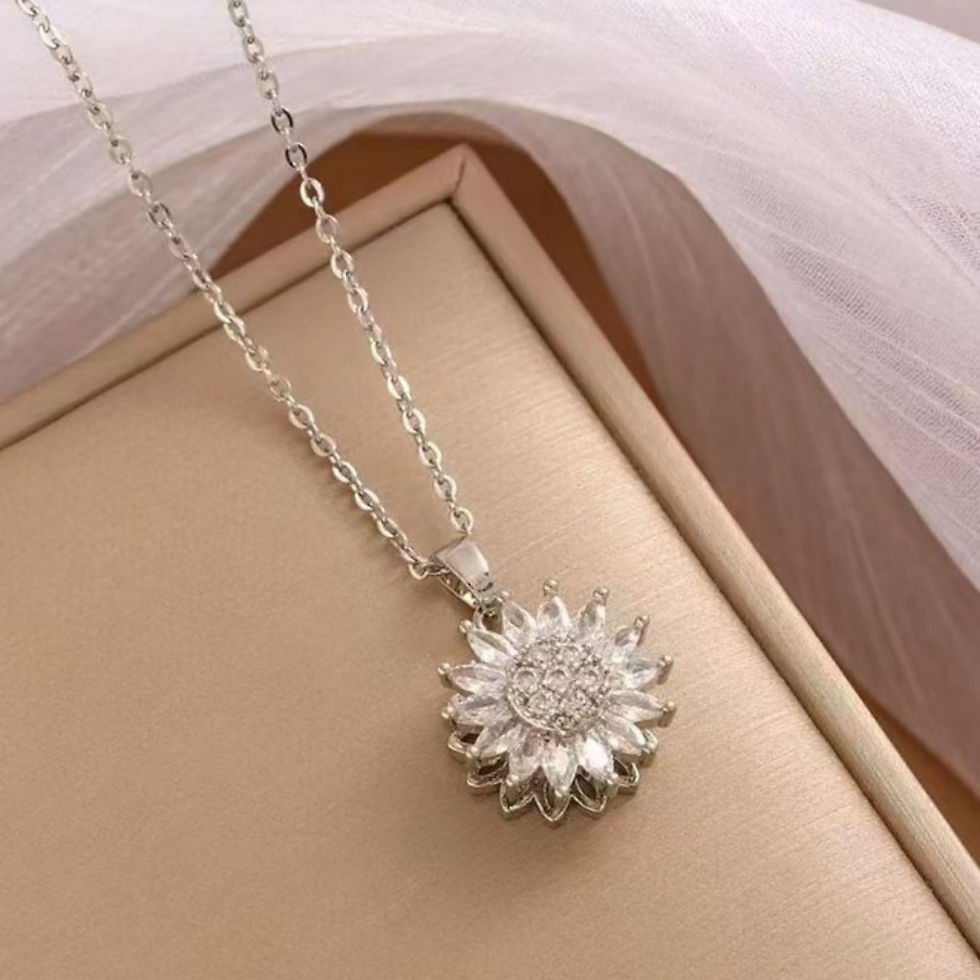 Thumbnail: 1 Piece Sunflower Necklace, Exquisite Style, Suitable for Daily Commute / Date O