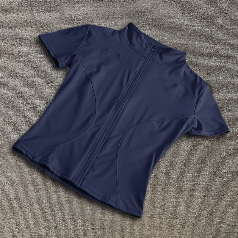 Thumbnail: Summer High Quality Waist Slimming Training Tops Women's Quick-drying Tight Stan