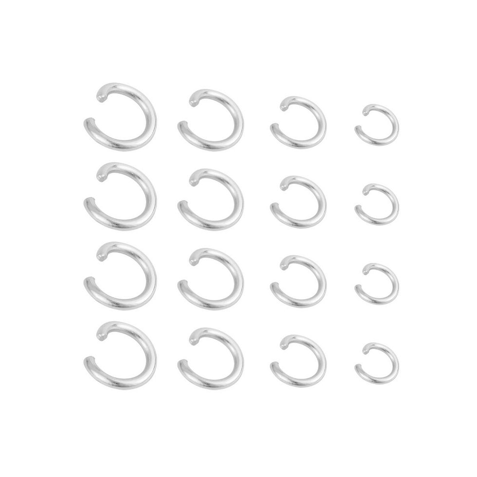 Thumbnail: 100-200pcs/lot Stainless Steel Split Rings Gold/Steel Color Open Jump Rings For 