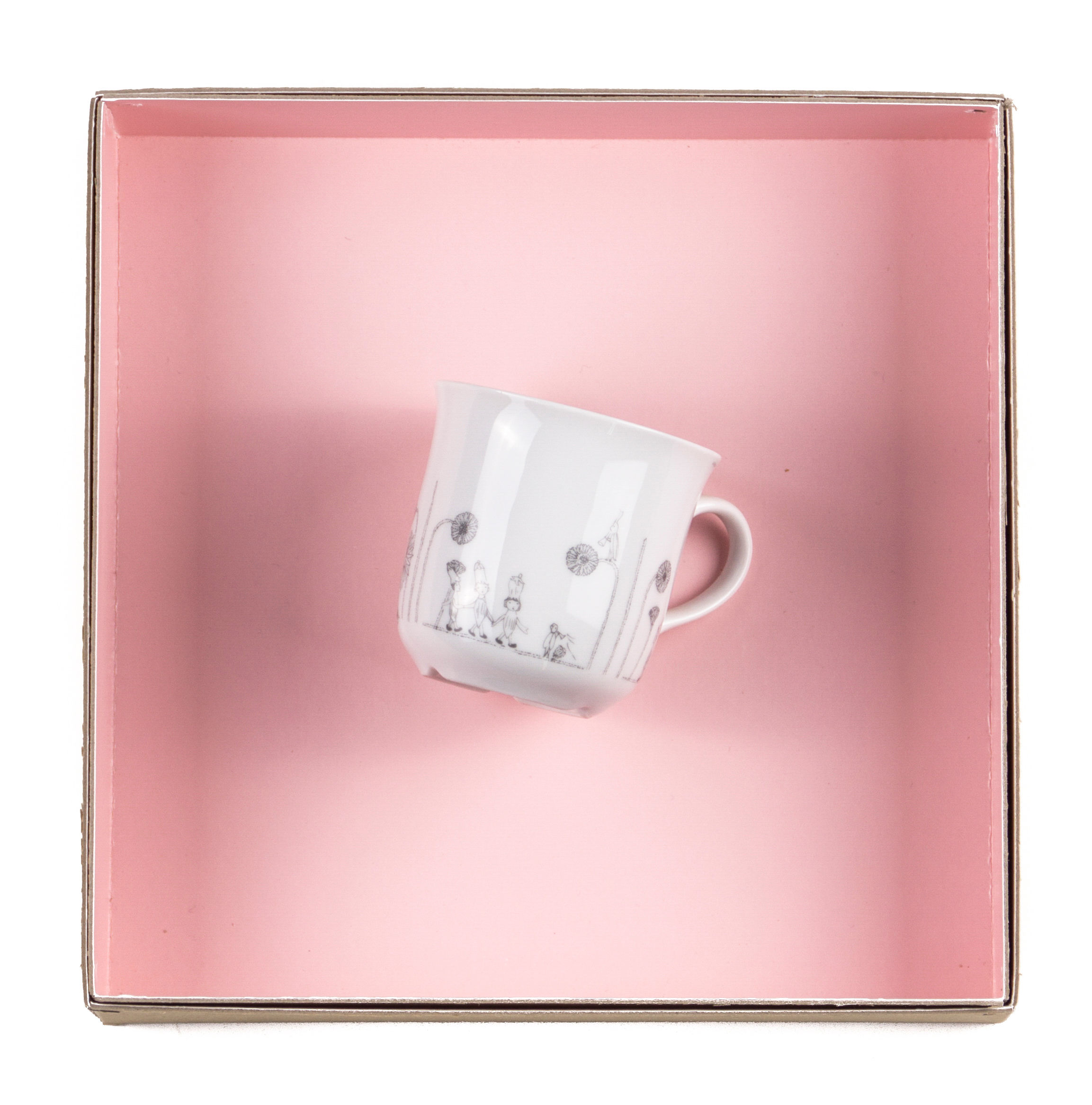 BOWL & CUP "Blue Bells & Daisies"