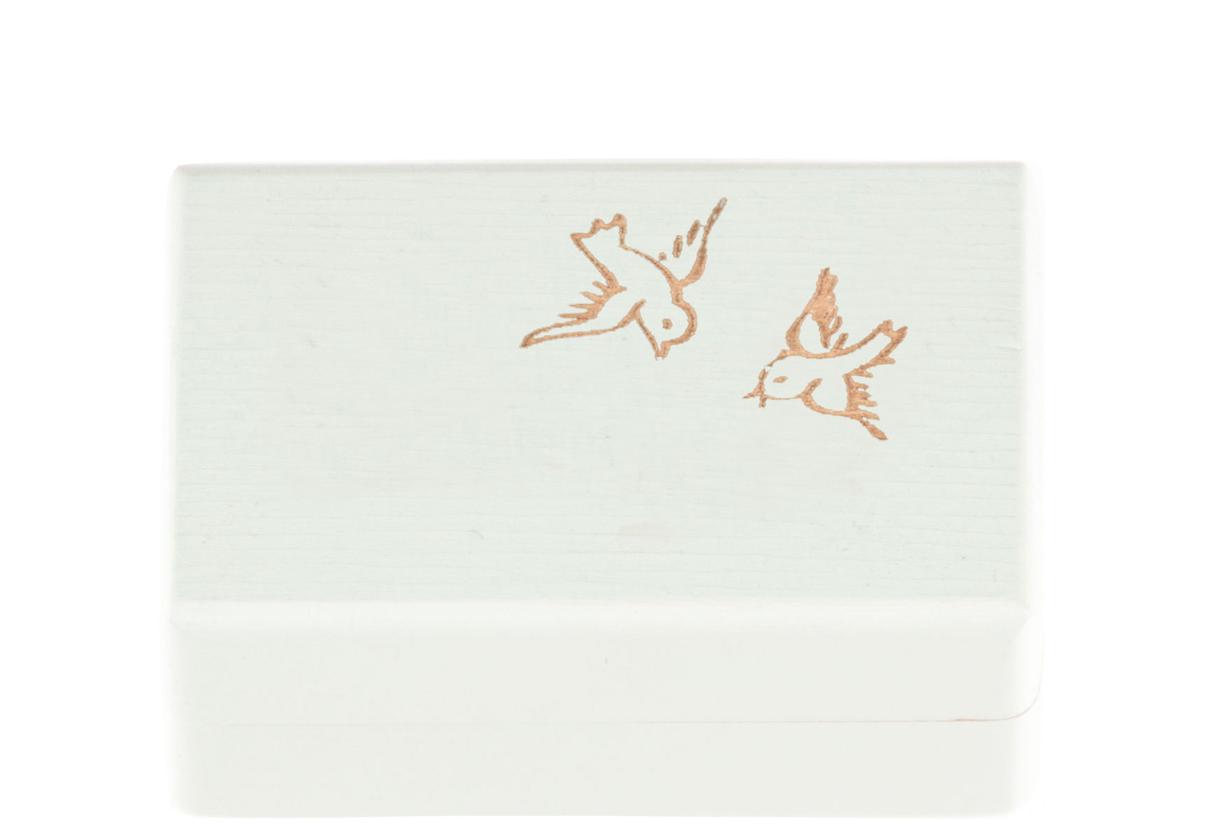 KEEPSAKES BOX green "Bird"