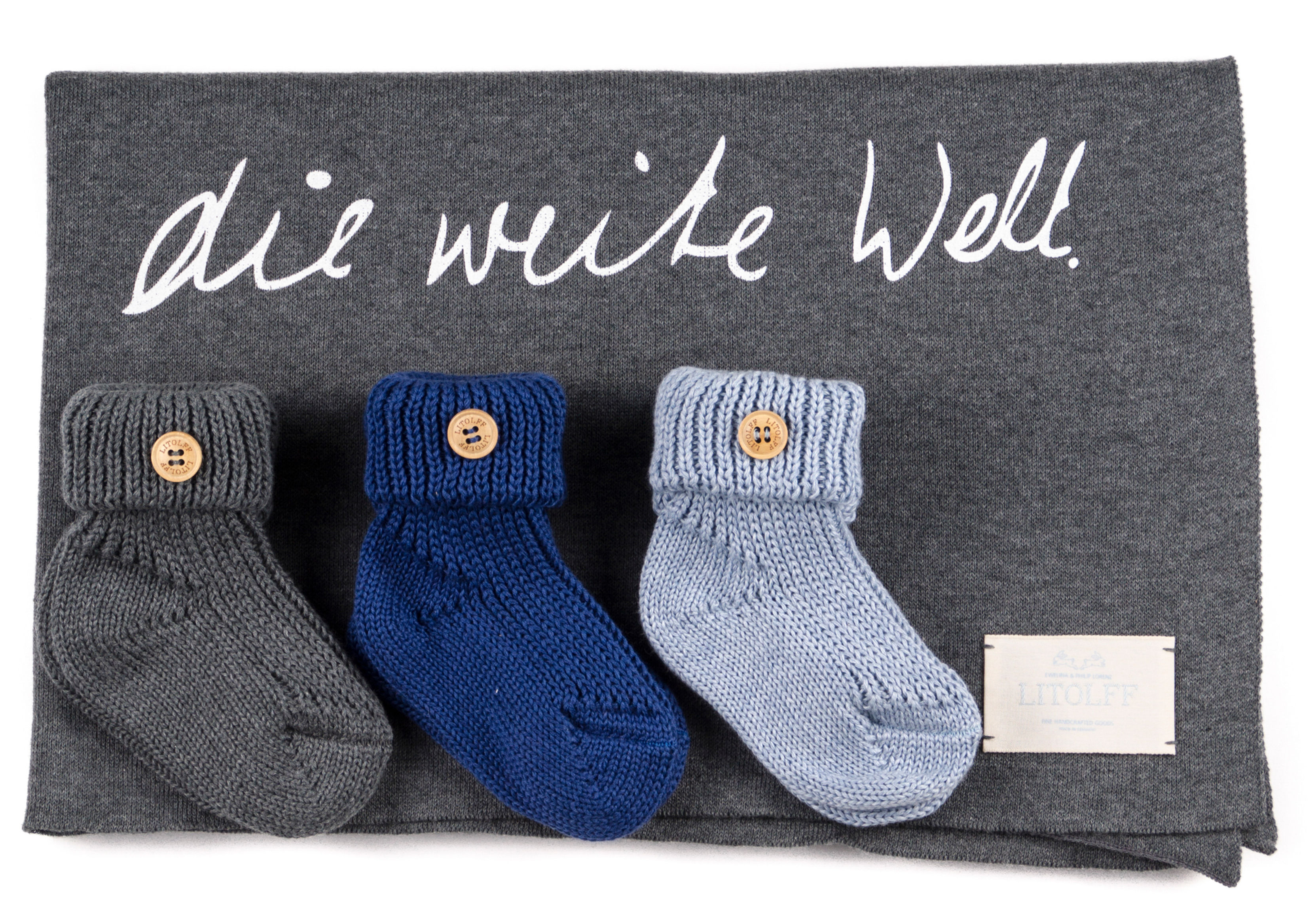 BLANKET & SOCKS "grey"